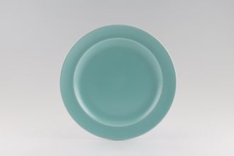 Poole Twintone Seagull and Ice Green Breakfast / Lunch Plate Rimmed 9 1/4"