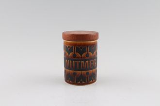 Hornsea Heirloom - Brown Spice Jar Nutmeg 2" x 2 1/2"