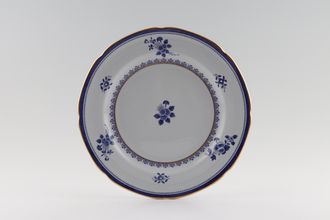 Spode Gloucester - Blue Salad/Dessert Plate Gold Rim 8 1/2"