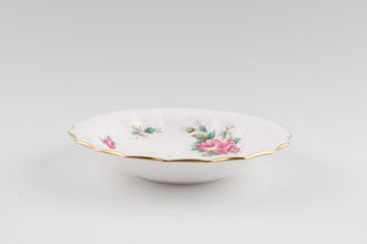 Spode Billingsley Rose Spray Sweet Dish Round with ridged sides 5 1/4"