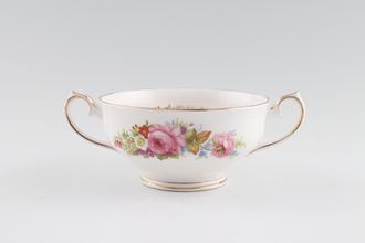 Royal Albert Chatsworth Soup Cup Two gold lines on foot & gold down centre and sides of handle