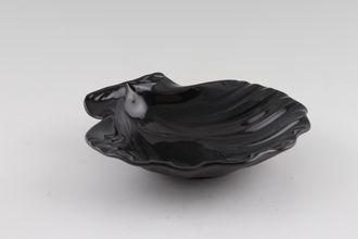 Wedgwood Black Basalt Dish (Giftware) Shell Dish 5 1/4"
