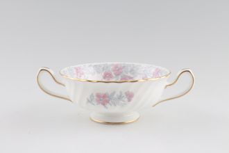 Minton Garden Pinks Soup Cup S-575 - Pink flowers