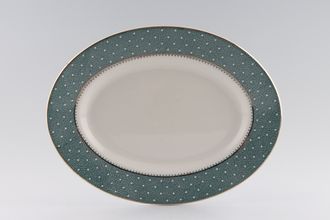 Ridgway Conway - Green Oval Plate 11"