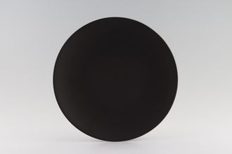 Wedgwood Black Basalt Cake Plate Round, deep 9" x 1 1/8"