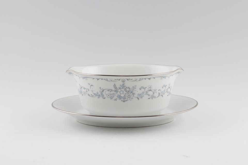 Noritake Fascination Sauce Boat and Stand Fixed
