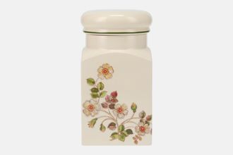 Sell Marks & Spencer Autumn Leaves Storage Jar + Lid Shiny. Round with square sides. 6 1/2"