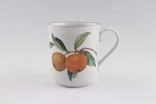 Royal Worcester Evesham Vale Mug Orange and blackcurrants with 1 leaf 3" x 3 5/8" thumb 1