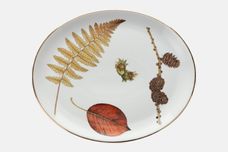 Royal Worcester Wild Harvest - Gold Rim Oval Platter 11 3/4" thumb 1