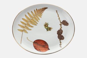 Sell Royal Worcester Wild Harvest - Gold Rim Oval Platter 11 3/4"