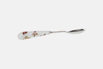 Royal Worcester Evesham - Gold Edge Salad Server Spoon with teeth 9 1/2"