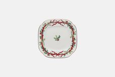 Royal Worcester Holly Ribbons Tea / Side Plate Square 5 1/2" thumb 1