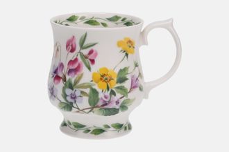 Sell Queens The Garden Mug Flower B - Stackable 3" x 3 5/8"