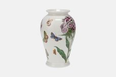 Portmeirion Botanic Garden - Older Backstamps Vase Canton Shape - Dianthus Barbatus, Sweet William 6 3/4" thumb 1