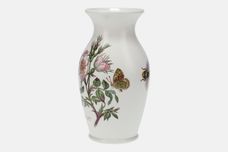 Portmeirion Botanic Garden - Older Backstamps Vase Rosa Canina - Dog Rose 8 1/4" thumb 2