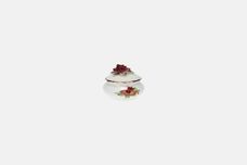 Royal Albert Old Country Roses - Made in England Box With Raised Rose on lid  2 1/4" thumb 1