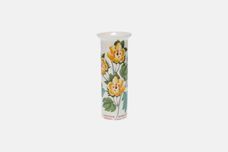 Portmeirion Botanic Garden - Older Backstamps Vase Gossypium Barbadense - Barbados Cotton Flower 5 1/8" thumb 1