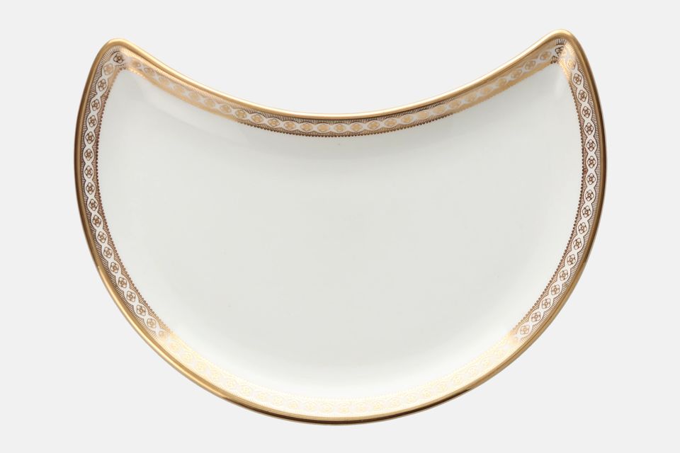 Wedgwood Colonnade - Gold - W4339 Crescent 8"