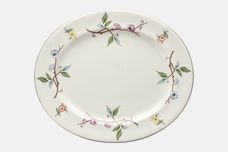 Royal Worcester Blossom Time Oval Platter 15 3/8" thumb 1