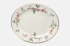 Royal Worcester Blossom Time Oval Platter 11" thumb 1