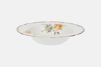 Royal Stafford Roses To Remember - Yellow Rimmed Bowl 7 3/4"