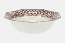 Meakin Wicker Brown Soup / Cereal Bowl 6 1/2" thumb 1