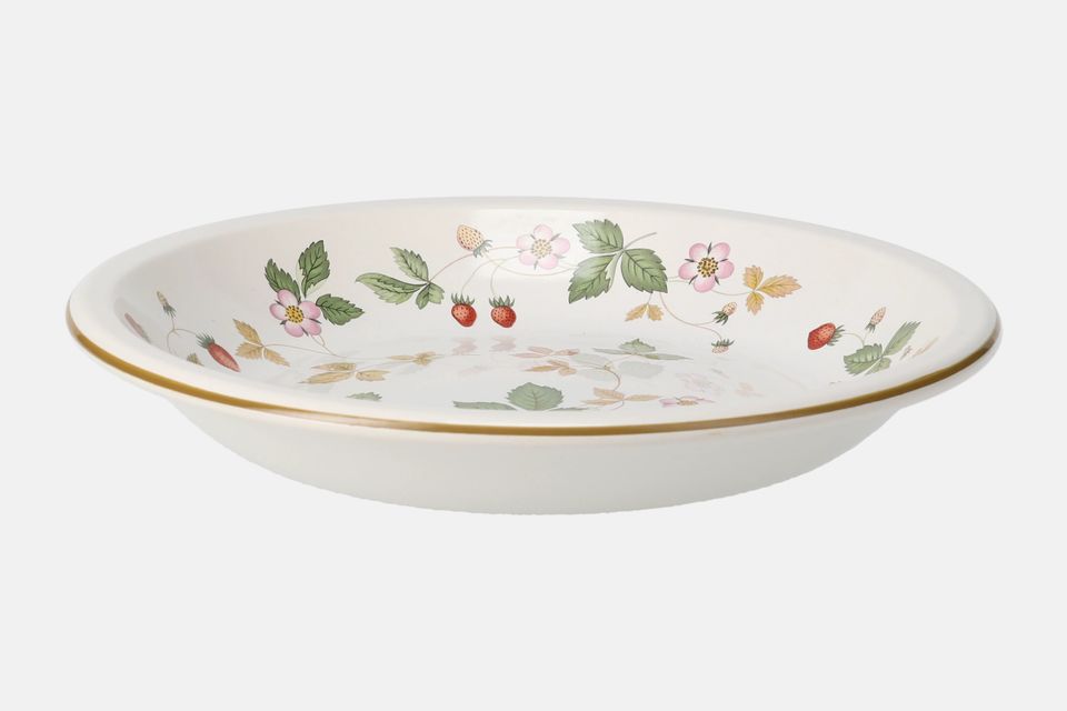 Wedgwood Wild Strawberry - O.T.T. Rimmed Bowl 8"