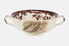 Palissy Game Series - Birds Soup Cup Pheasant and Woodcock, Quail on inside 5" x 2" thumb 3