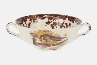 Sell Palissy Game Series - Birds Soup Cup Pheasant and Woodcock, Quail on inside 5" x 2"