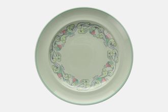 Spode Flemish Green Scroll Salad/Dessert Plate 7 1/2"
