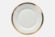 Royal Worcester Gold Lustre Breakfast / Lunch Plate Narrow Gold Band 9 1/4" thumb 1