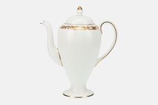Wedgwood Whitehall - White - W4001 Coffee Pot 1 1/4pt thumb 1