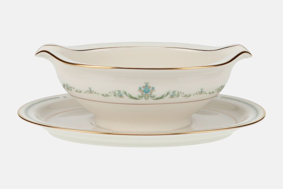 Noritake Blakesley Sauce Boat and Stand Fixed