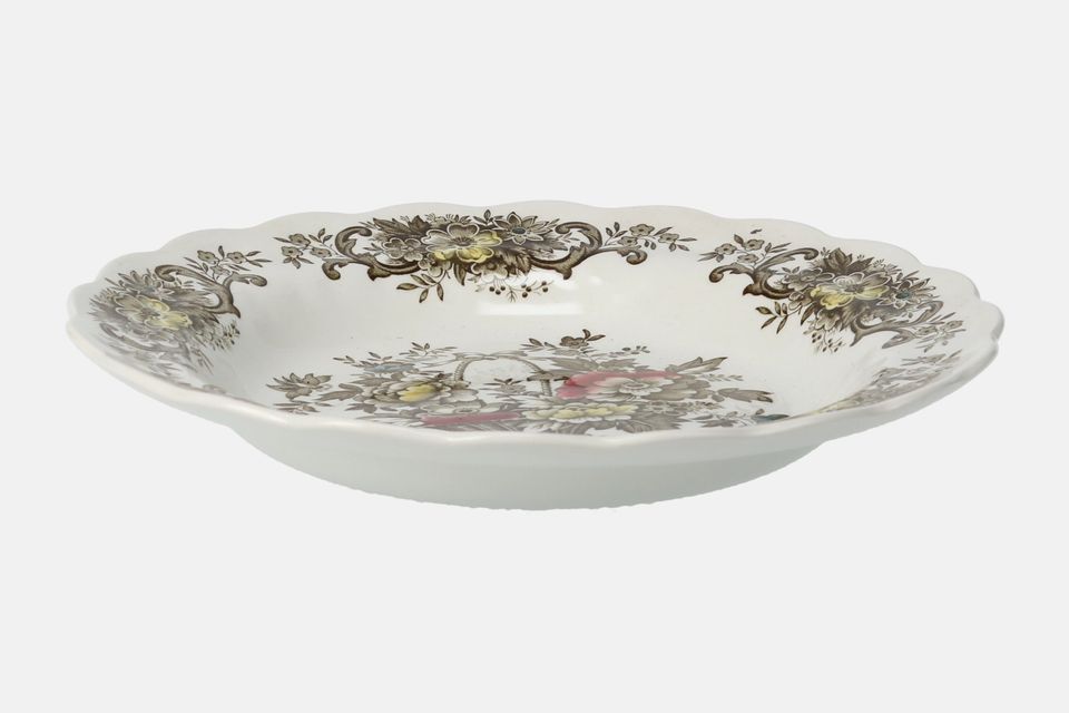 Ridgway Old English Bouquet Rimmed Bowl 8 1/2"