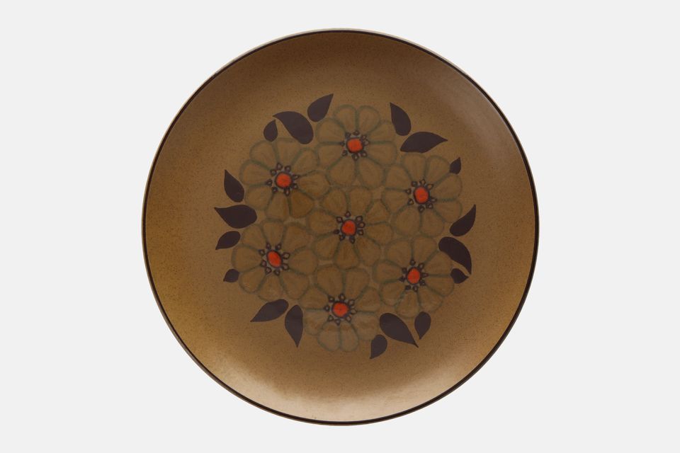 Midwinter Desert Flowers Dinner Plate Shades may vary on all items in this pattern 10 1/2"