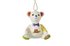Kit Kemp by Spode Christmas Ornament Willow Bear Patchwork 8cm thumb 1