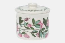 Portmeirion Botanic Garden - Older Backstamps Sugar Bowl - Lidded (Tea) Flat lid - Lepidotum - Rhododendron - no name 3 1/4" x 2 5/8" thumb 2