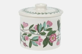 Sell Portmeirion Botanic Garden - Older Backstamps Sugar Bowl - Lidded (Tea) Flat lid - Lepidotum - Rhododendron - no name 3 1/4" x 2 5/8"