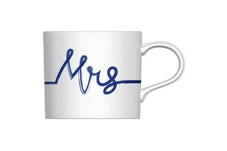 Portmeirion Mug Meirion Mug Blue & White Mrs 400ml
