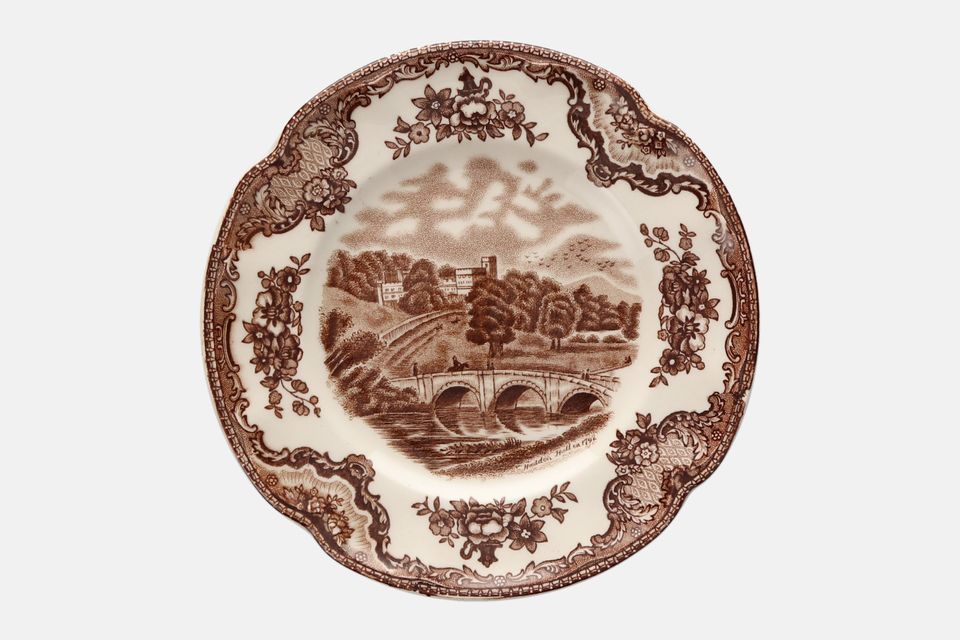 Johnson Brothers Old Britain Castles - Brown Tea / Side Plate Non coloured pattern 6 1/4"
