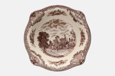 Johnson Brothers Old Britain Castles - Brown Serving Bowl Non coloured pattern 8 1/4" thumb 2