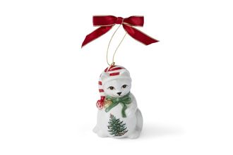 Sell Spode Christmas Tree Ornament Playful Kitten 8.5cm