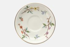 Royal Worcester Blossom Time Soup Cup Saucer 6" thumb 1