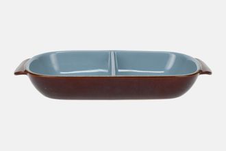 Sell Denby Homestead Brown Serving Dish oblong - divided - open 11 1/2" x 6 1/2"