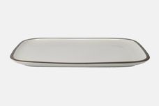 Denby Chevron Oblong Platter Thin Rim 13 3/4" x 10 1/4" thumb 2
