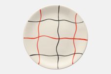 Meakin Check - Red & black Breakfast / Lunch Plate 9" thumb 1