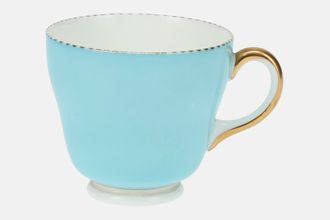 Wedgwood April - Turquoise Coffee Cup 2 5/8" x 2 3/8"