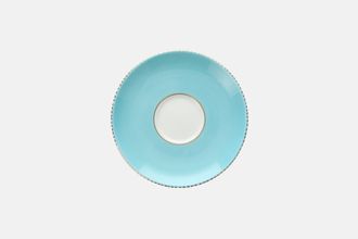 Wedgwood April - Turquoise Coffee Saucer 4 7/8"