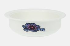 Susie Cooper Blue Anemone Vegetable Tureen Base Only Round 9 1/2" thumb 1
