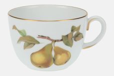 Royal Worcester Evesham - Gold Edge Breakfast Cup Gold on side of handle - rounded handle shape A 4" x 2 3/4" thumb 1